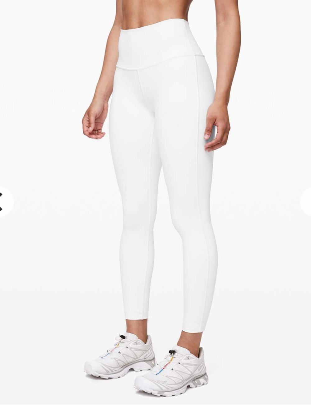 Lululemon Wunder Under High-Rise Tight 25" Sz 10 *Full-On Luxtreme White